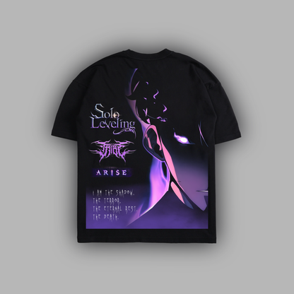 SUNG JIN-WOO 'LIMITED' 9oz OVERSIZED TEE IN BLACK