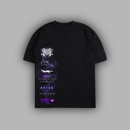 SUNG JIN-WOO 'LIMITED' 9oz OVERSIZED TEE IN BLACK