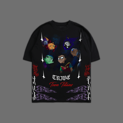 TEEN TITANS | 2003 EDITION '1 OF 1,000' OS TEE IN BLACK