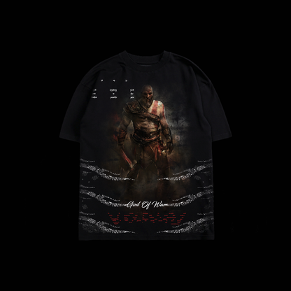 KRATOS | EVOLUTION OF PAIN 'SERIES ZERO' OS TEE IN BLACK