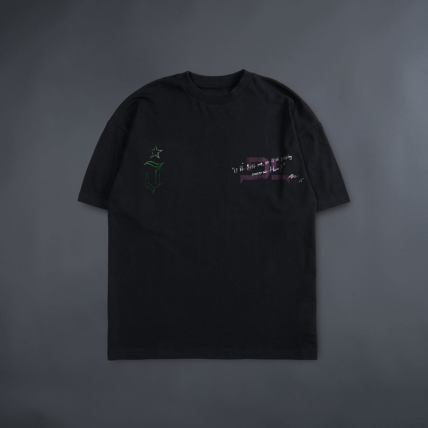 CERTIFIED INSANE "LIMITED" 280X OVERSIZED TEE IN BLACK