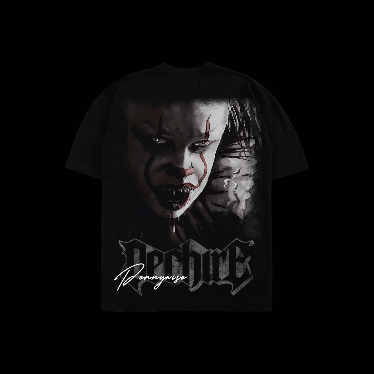 FEED YOUR FEARS 'LIMITED' OS TEE IN BLACK