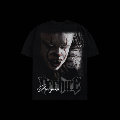 FEED YOUR FEARS 'LIMITED' OS TEE IN BLACK