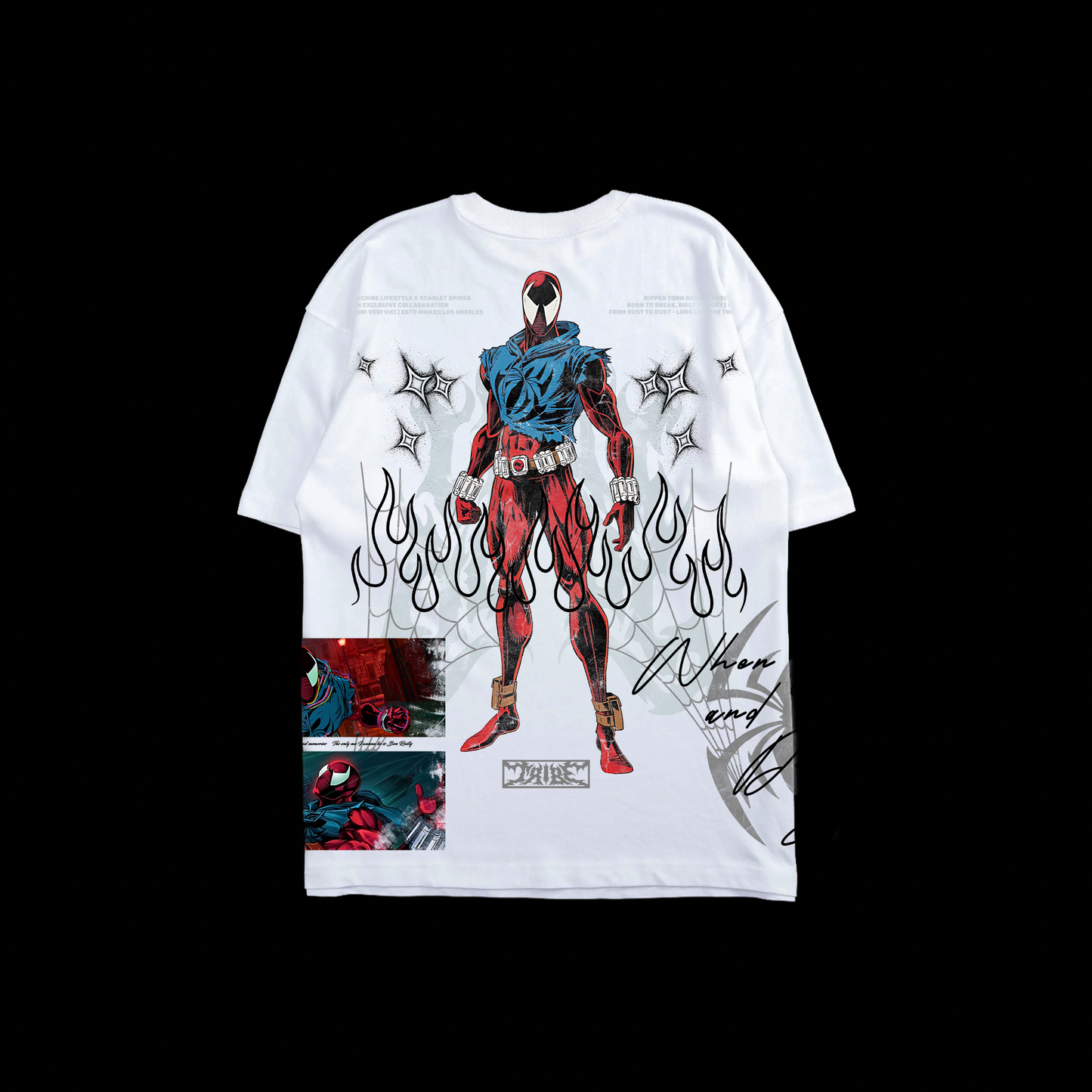 SCARLET: THE BLEEDING EDGE '1 OF 500 | DAY III' OS TEE IN WHITE