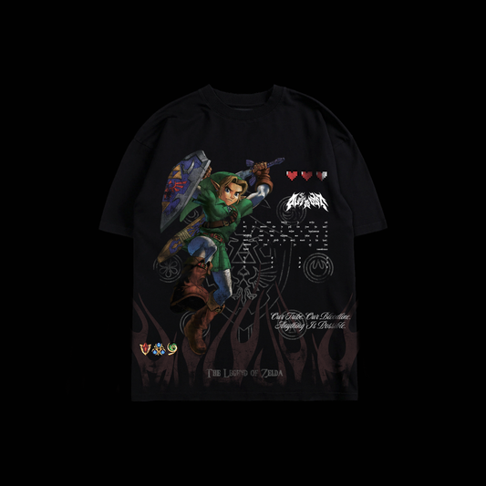 LEGEND OF ZELDA | 8-BIT '1 OF 500' OS TEE IN BLACK