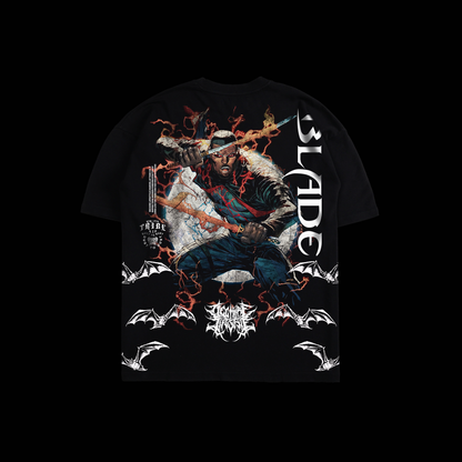 BLADE | A VIOLENT NIGHT '1 OF 500' OS TEE IN BLACK