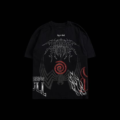 KNULL | KING IN BLACK '1 OF 500' OS TEE IN BLACK