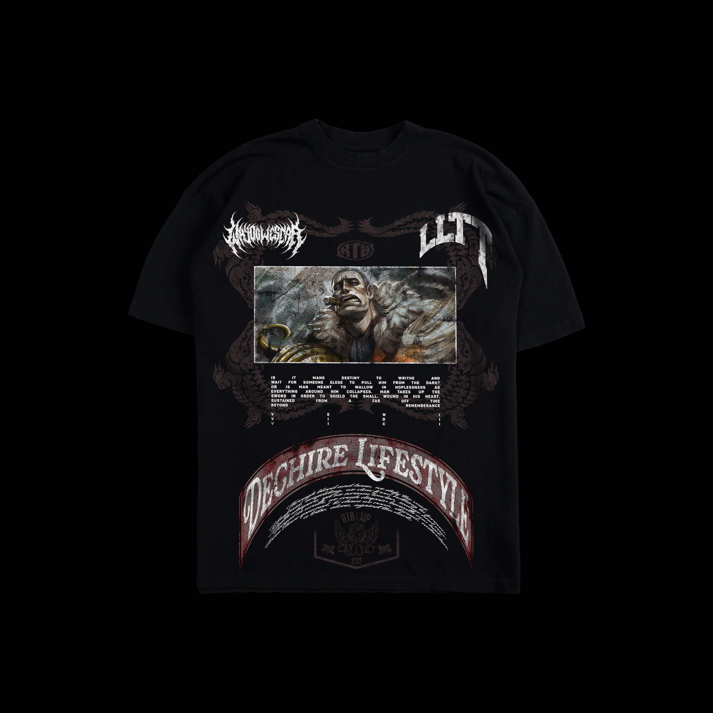 SIR CROCODILE | ZERO 'LIMITED' OS TEE IN BLACK