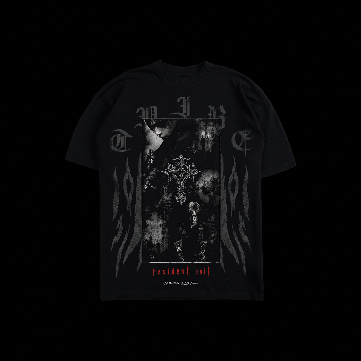 CITY OF THE DEAD 'LIMITED' OS TEE IN BLACK