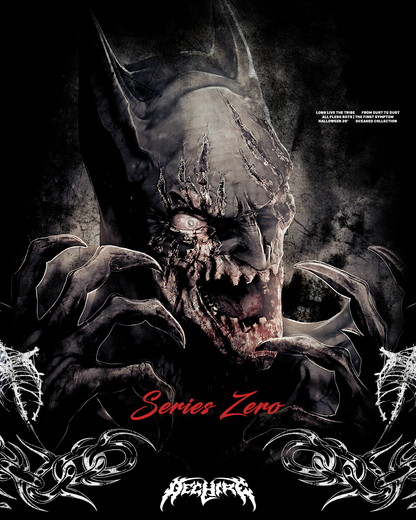 UNDEAD KNIGHT | ALL FLESH ROTS 'SERIES ZERO' OS TEE IN BLACK