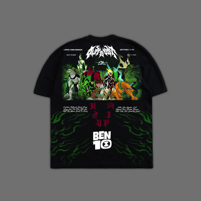 BEN TEN '1 OF 1,000' OS TEE IN BLACK