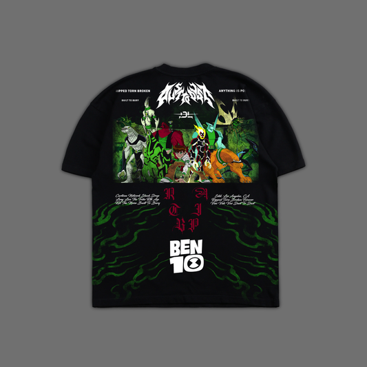 BEN TEN '1 OF 1,000' OS TEE IN BLACK