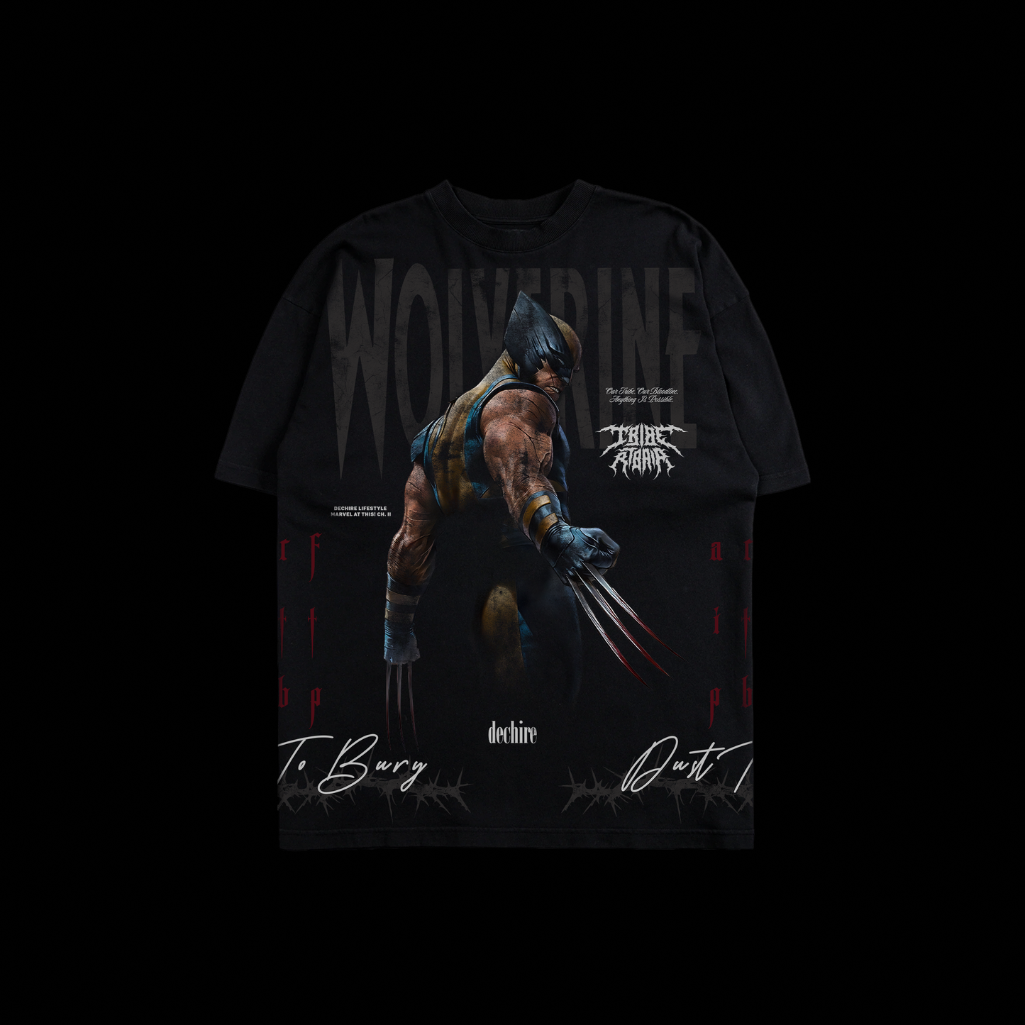 WOLVERINE | WEAPON X '1 OF 500' OS TEE IN BLACK