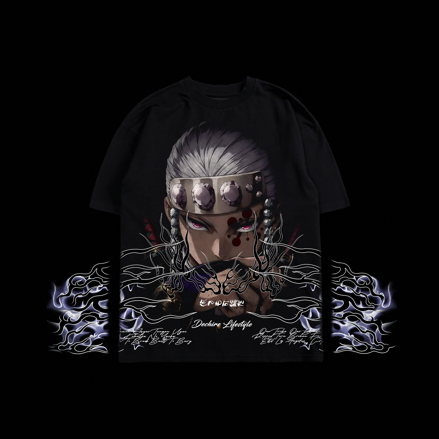 FADING SYMPHONY '1 OF 500' OS TEE IN BLACK