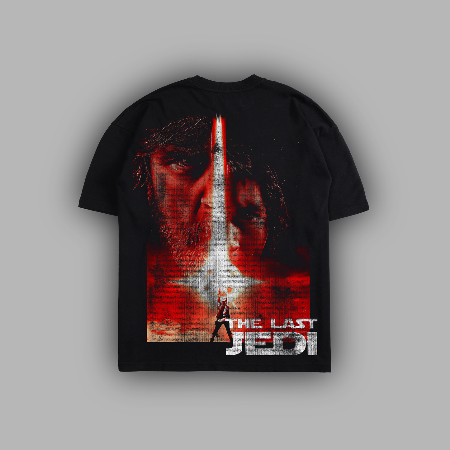 EP. VIII THE LAST JEDI 'LIMITED' 8oz OVERSIZED TEE IN BLACK