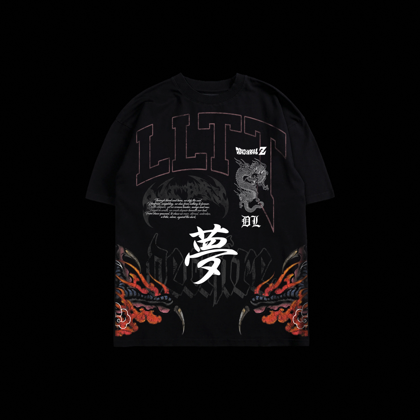 SON GOKU SSJ3 | ULTIMATE TRANSFORMATION '1 OF 500' OS TEE IN BLACK