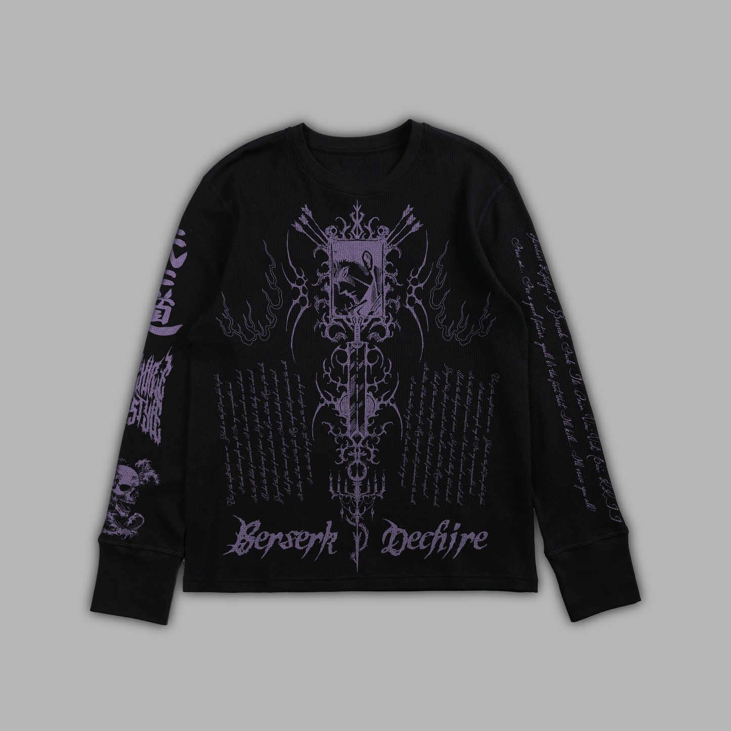 WHISPER OF DEATH '1 OF 50' FOG® x DL® ESSENTIAL LS TEE IN MIDNIGHT PURPLE
