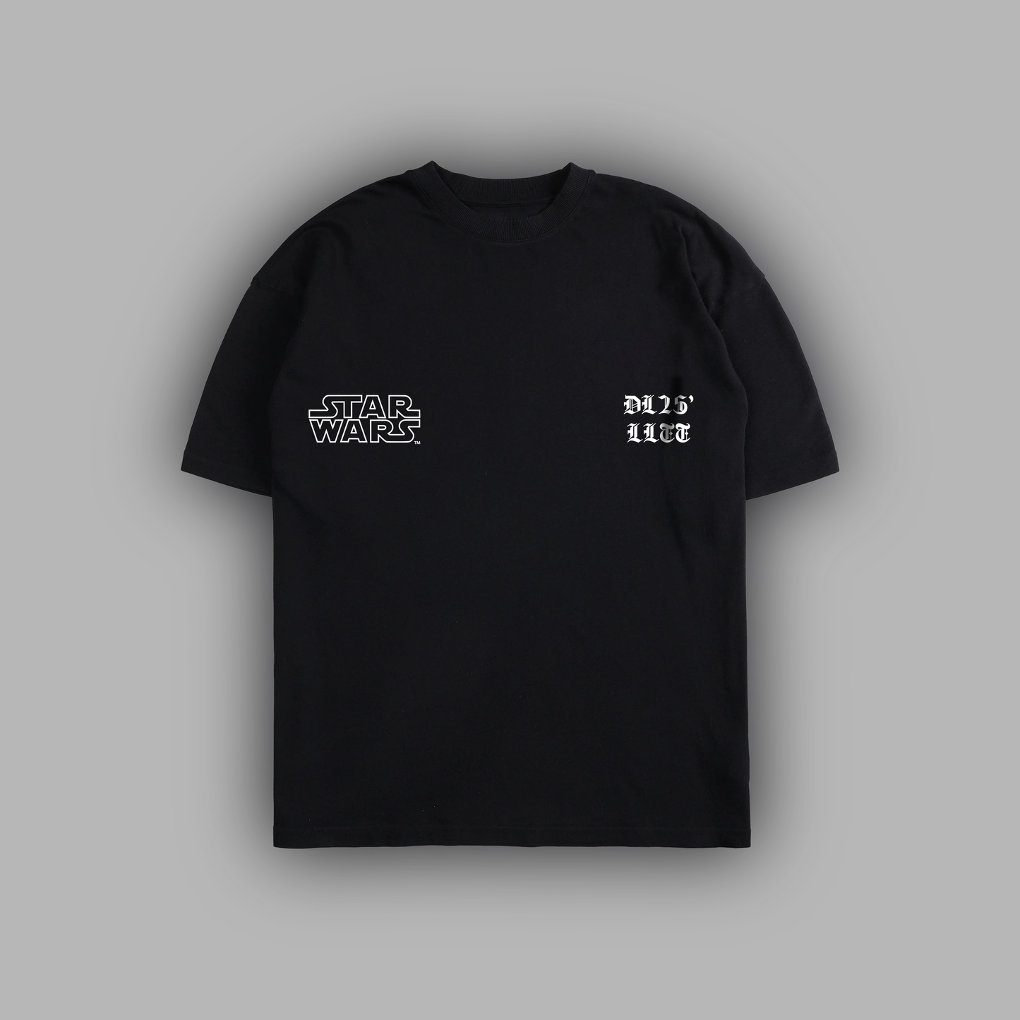 MACE WINDU 'LIMITED' 6oz OVERSIZED TEE IN BLACK