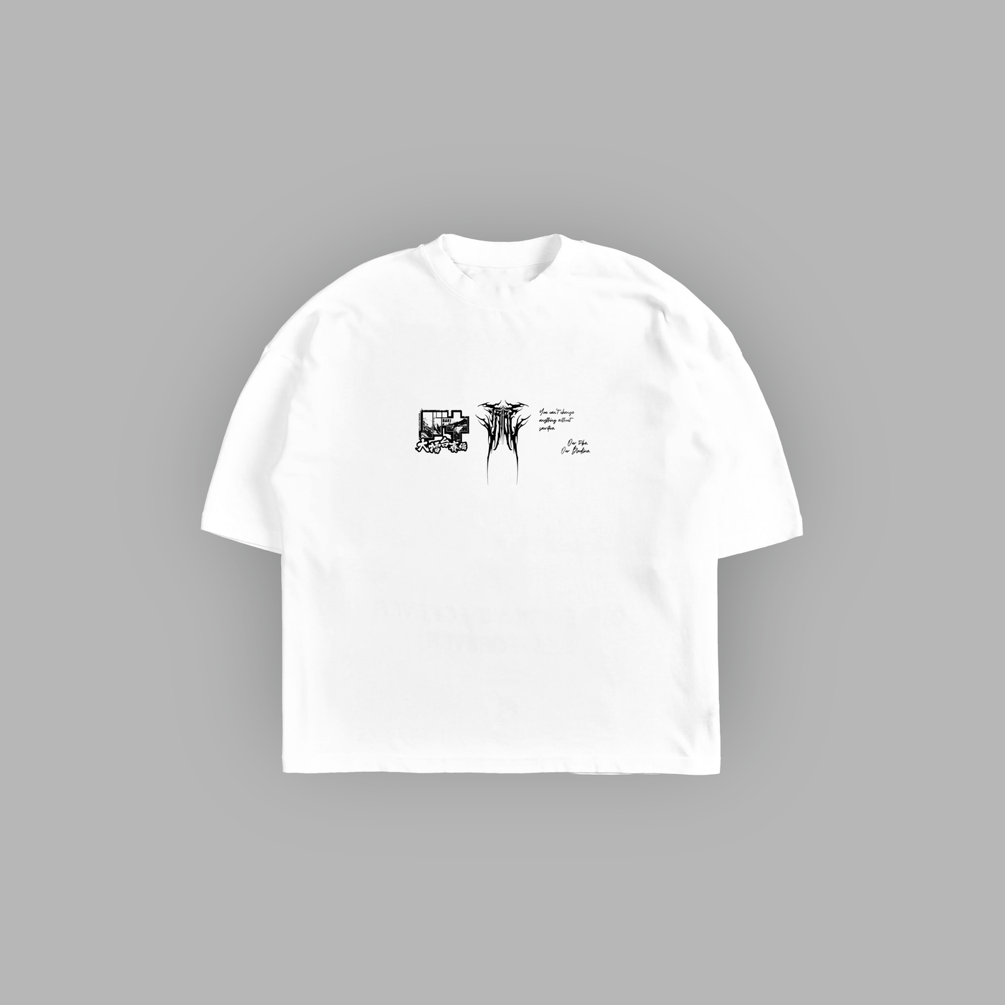 MAXIMUM TOURNAMENT 05' EDITION '1 OF 50' OVERSIZED BOXY TEE IN WHITE
