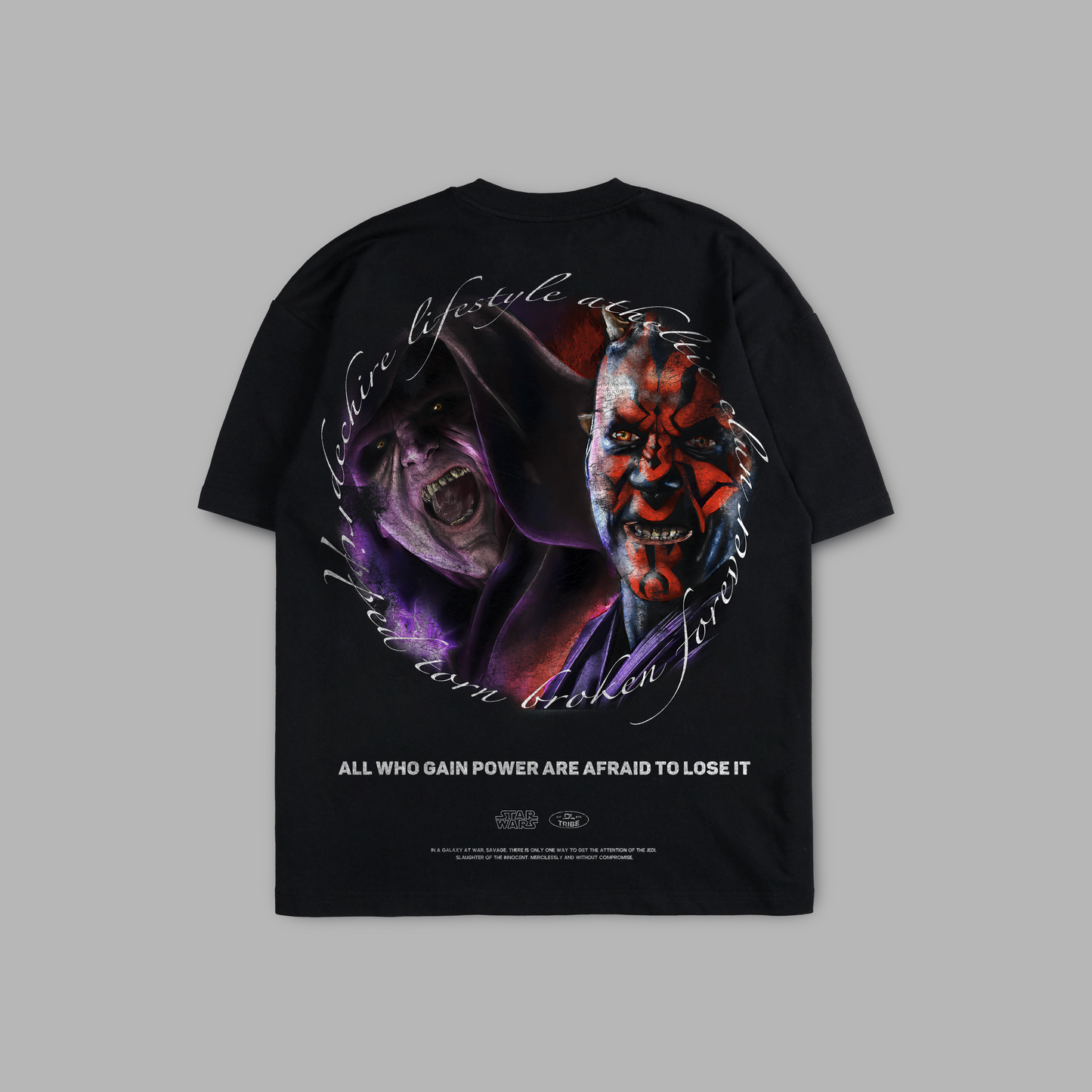 MASTER & APPRENTICE 'LIMITED' 8oz OVERSIZED TEE IN BLACK