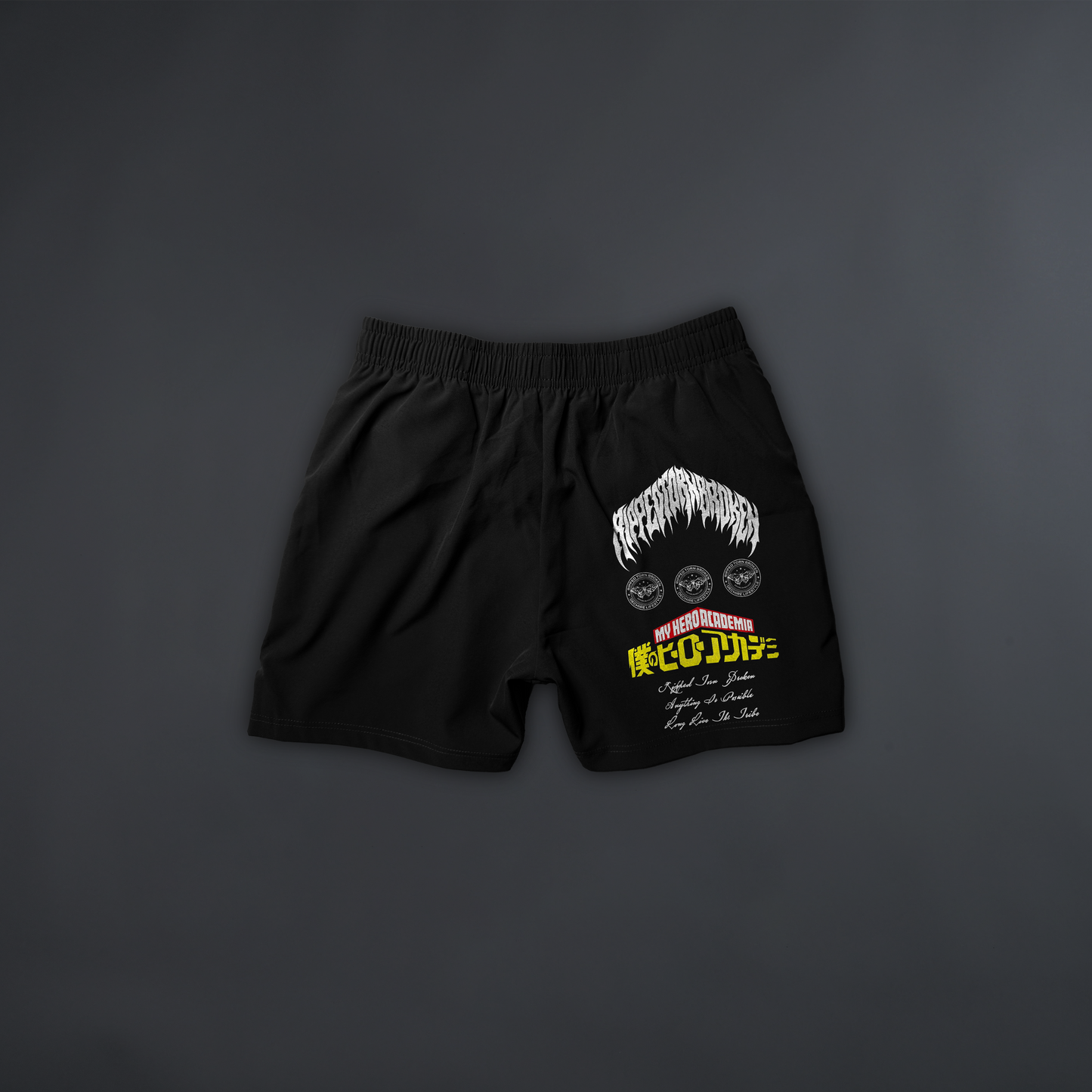 MY HERO ACADEMIA 5" QUICK-DRY GYM SHORTS
