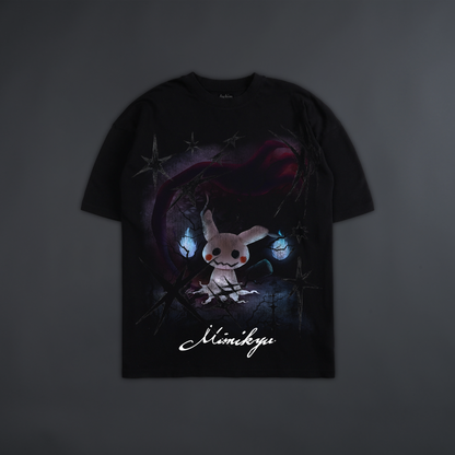 MIMIKYU 'LIMITED' OVERSIZED TEE IN BLACK