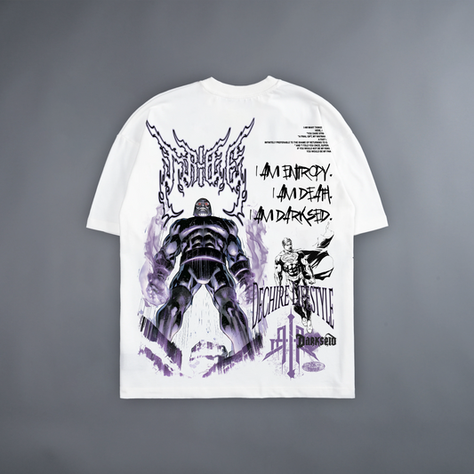 TEK DARKSEID: ENTROPY 'LIMITED' 8.5oz LA:MADE WGD TEE IN WHITE