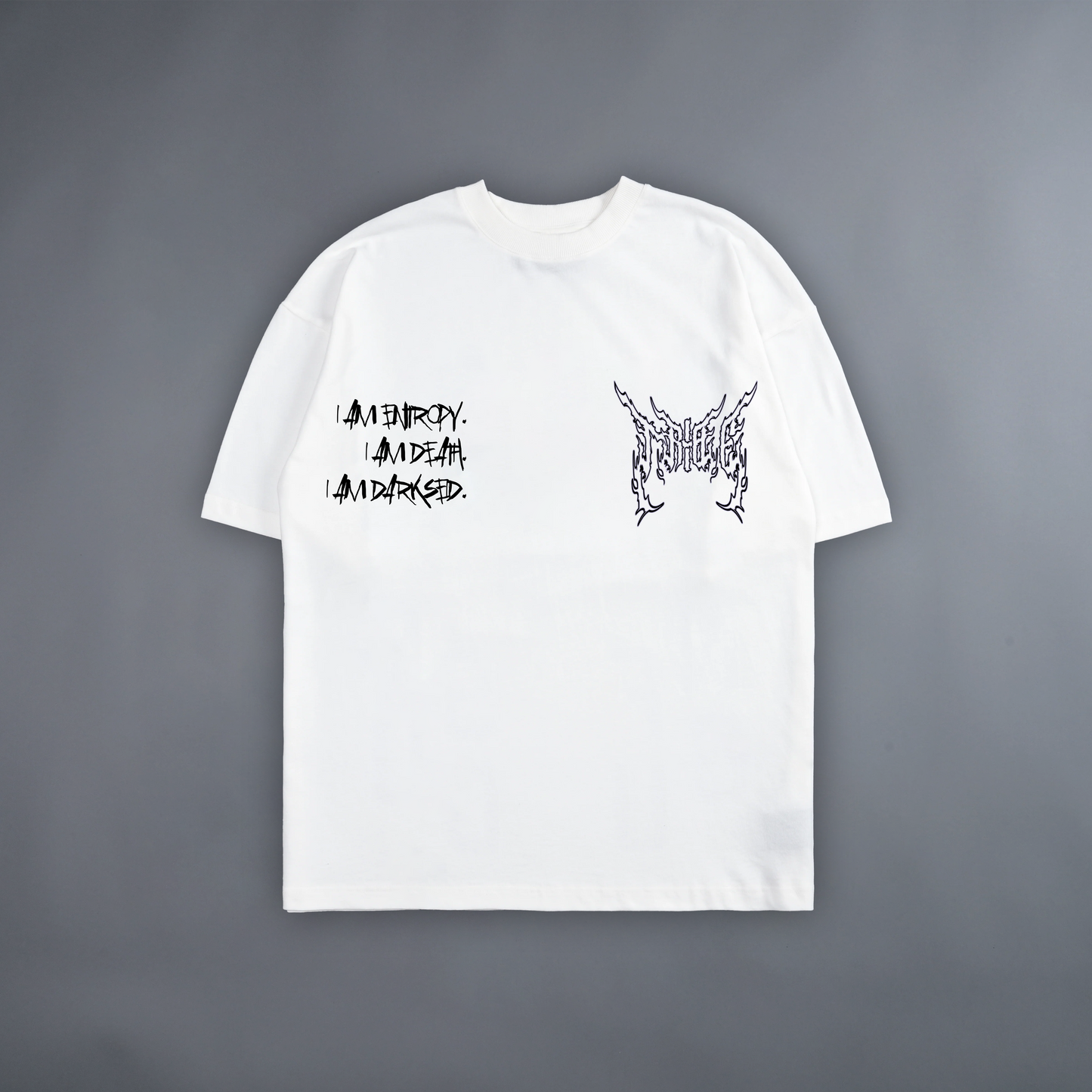 TEK DARKSEID: ENTROPY 'LIMITED' 8.5oz LA:MADE WGD TEE IN WHITE