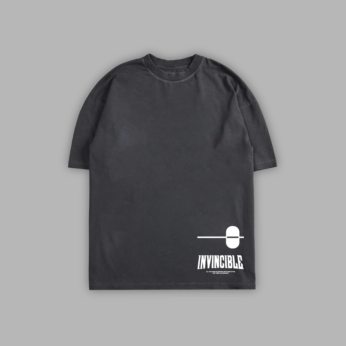 ...PATHETIC. 'LIMITED' 6.8oz OVERSIZED TEE IN BLACK