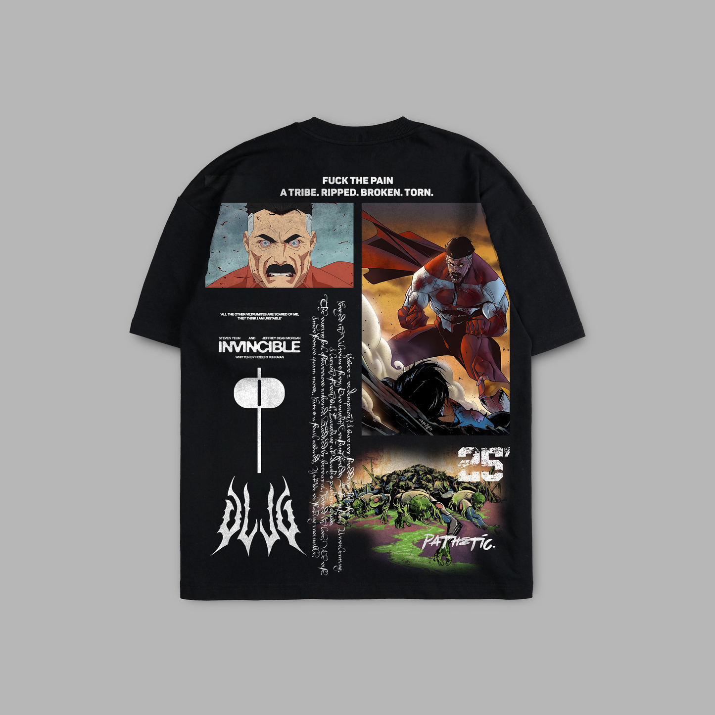 ...PATHETIC 'LIMITED' 6.8oz OVERSIZED TEE IN BLACK