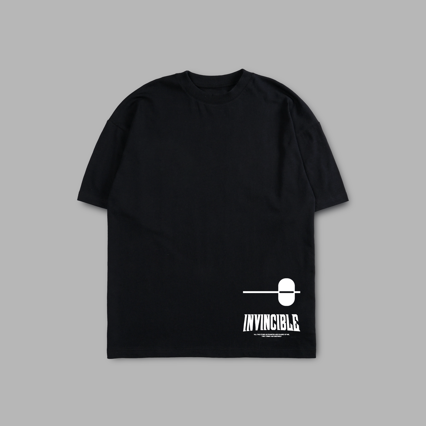 ...PATHETIC 'LIMITED' 6.8oz OVERSIZED TEE IN BLACK