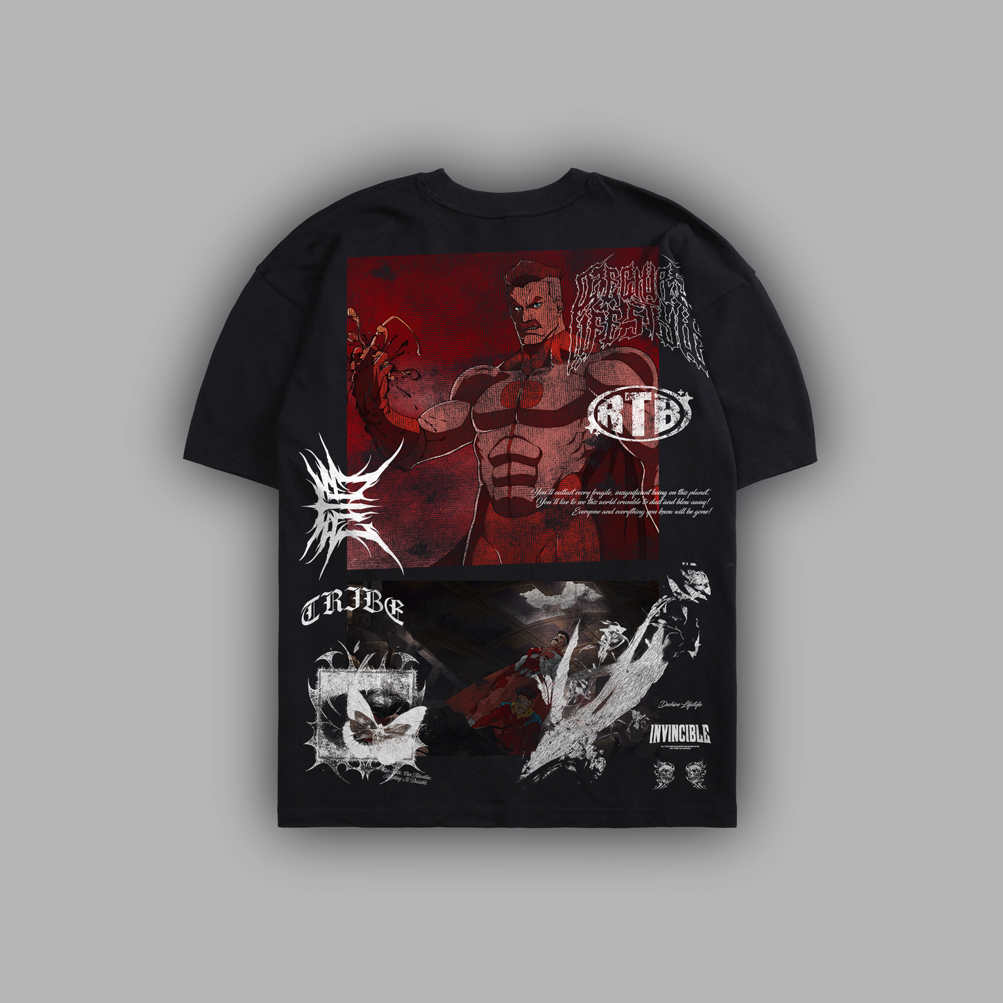 OMNI-MAN 'LIMITED' 6.8oz OVERSIZED TEE IN BLACK