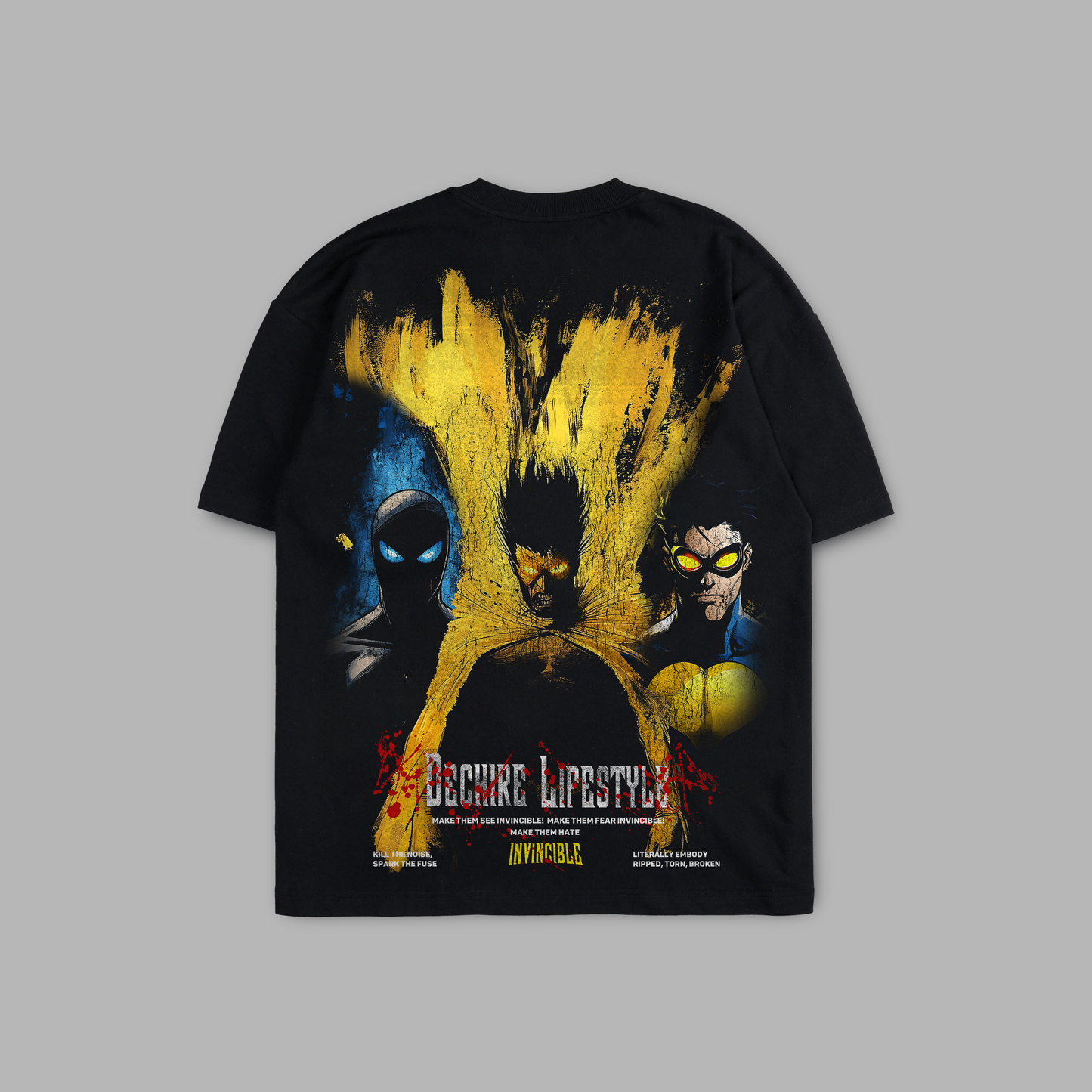 MAKE THEM HATE 'LIMITED' 6.8oz OVERSIZED TEE IN BLACK