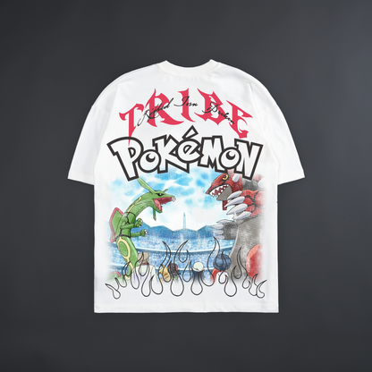 RAYQUAZA 'LIMITED' OVERSIZED TEE IN WHITE