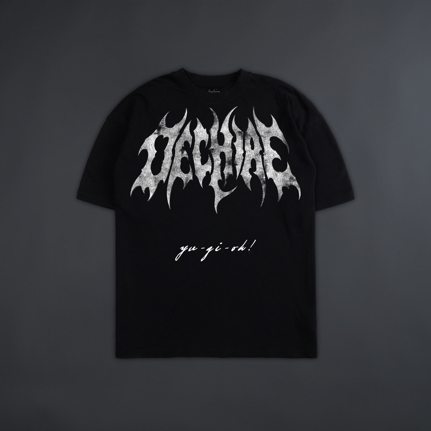 RED EYES BLACK DRAGON '1 OF 200' OVERSIZED TEE IN BLACK