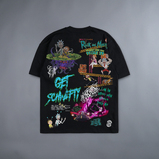 GET SCHWIFTY! 'LIMITED' 240X BOXY OVERSIZED TEE IN BLACK