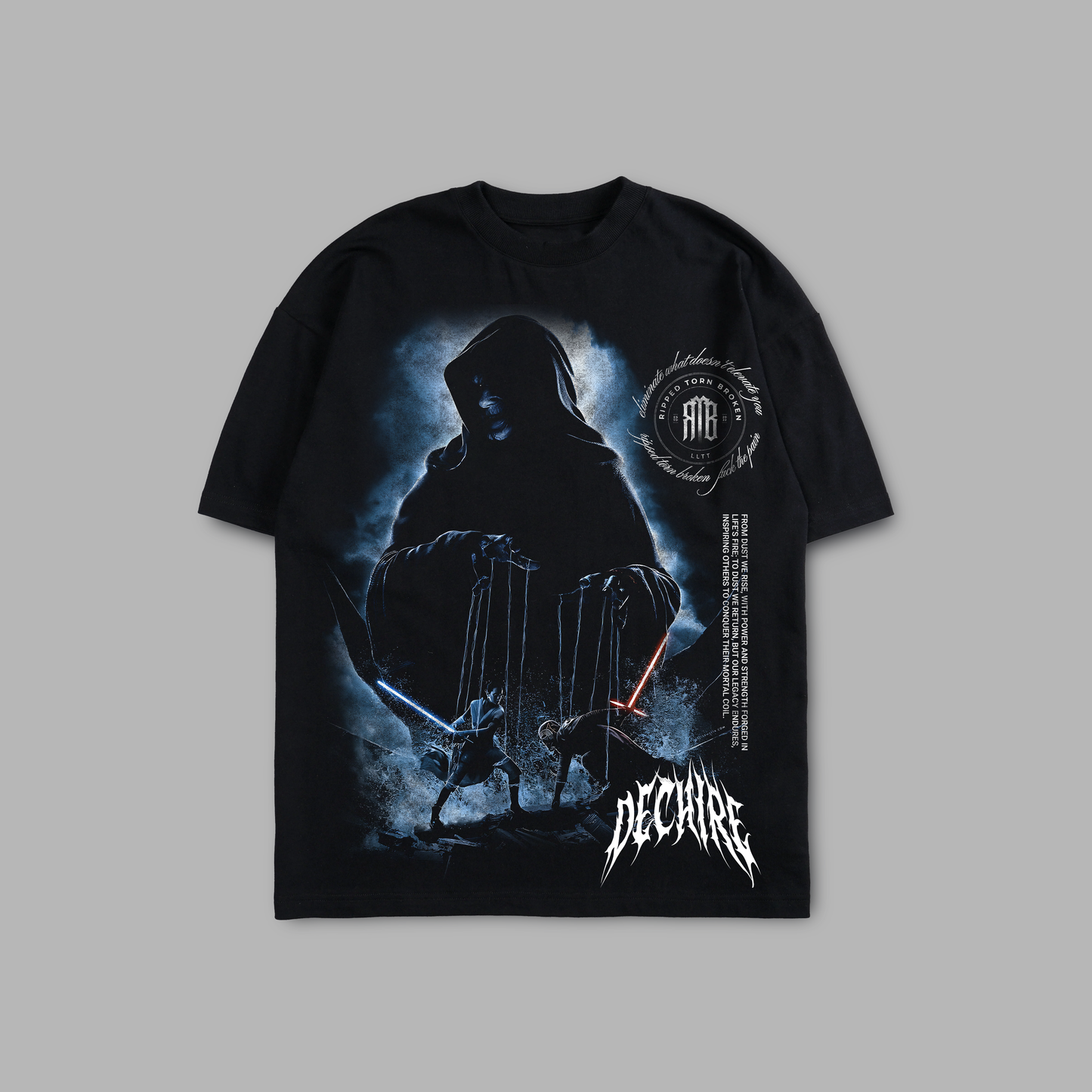 EP. IX RISE OF SKYWALKER 'LIMITED' 8oz OVERSIZED TEE IN BLACK