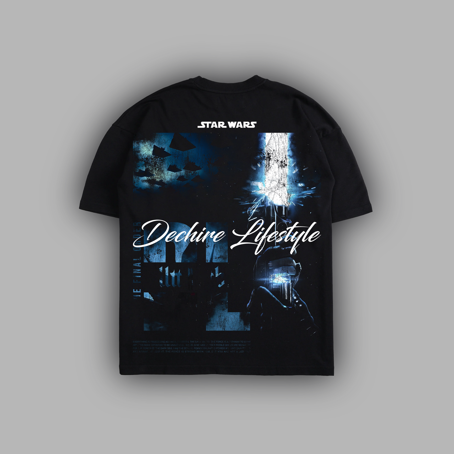 EP. IX RISE OF SKYWALKER 'LIMITED' 8oz OVERSIZED TEE IN BLACK