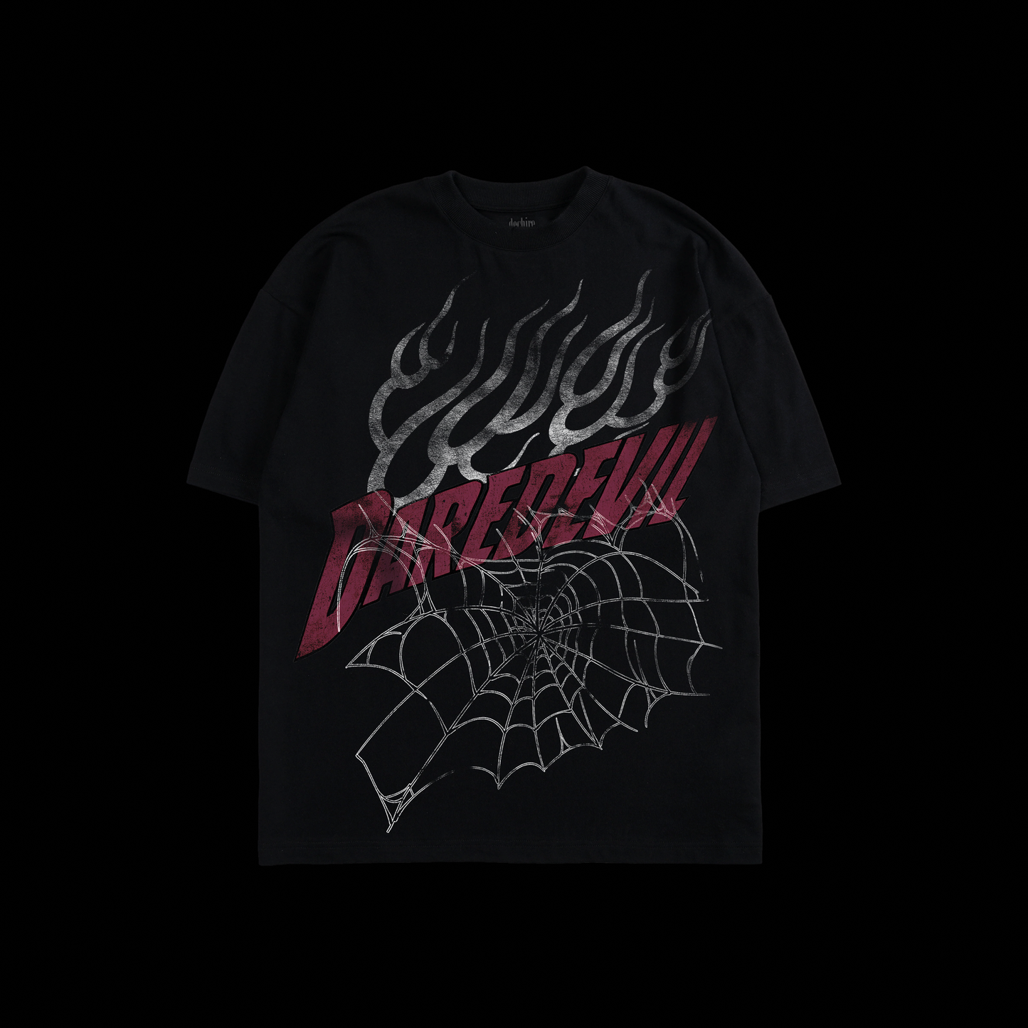 DAREDEVIL & SPIDEY 'TEAM UP EDITION' OS TEE IN GRAY & BLACK
