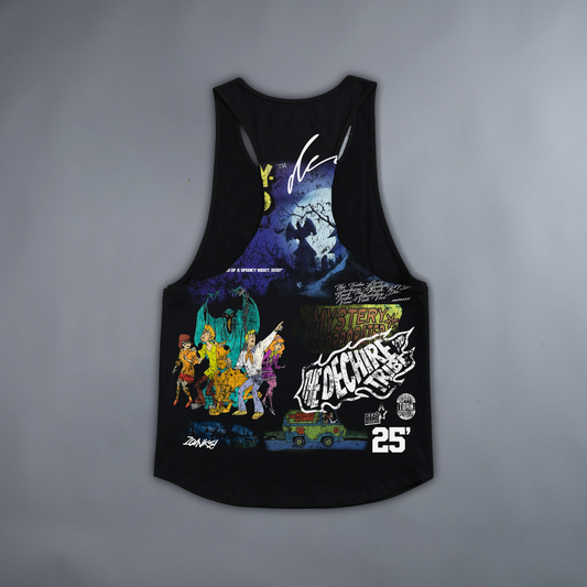 MYSTERY INC. 'LIMITED' LA:MADE STRINGER TANK IN BLACK