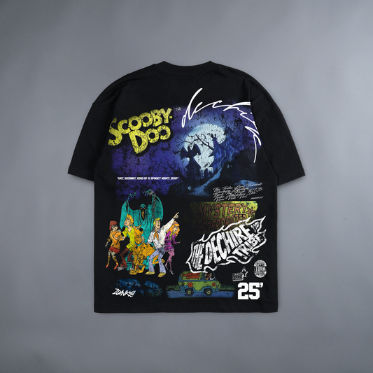 MYSTERY INC. 'LIMITED' 240X BOXY OVERSIZED TEE IN BLACK