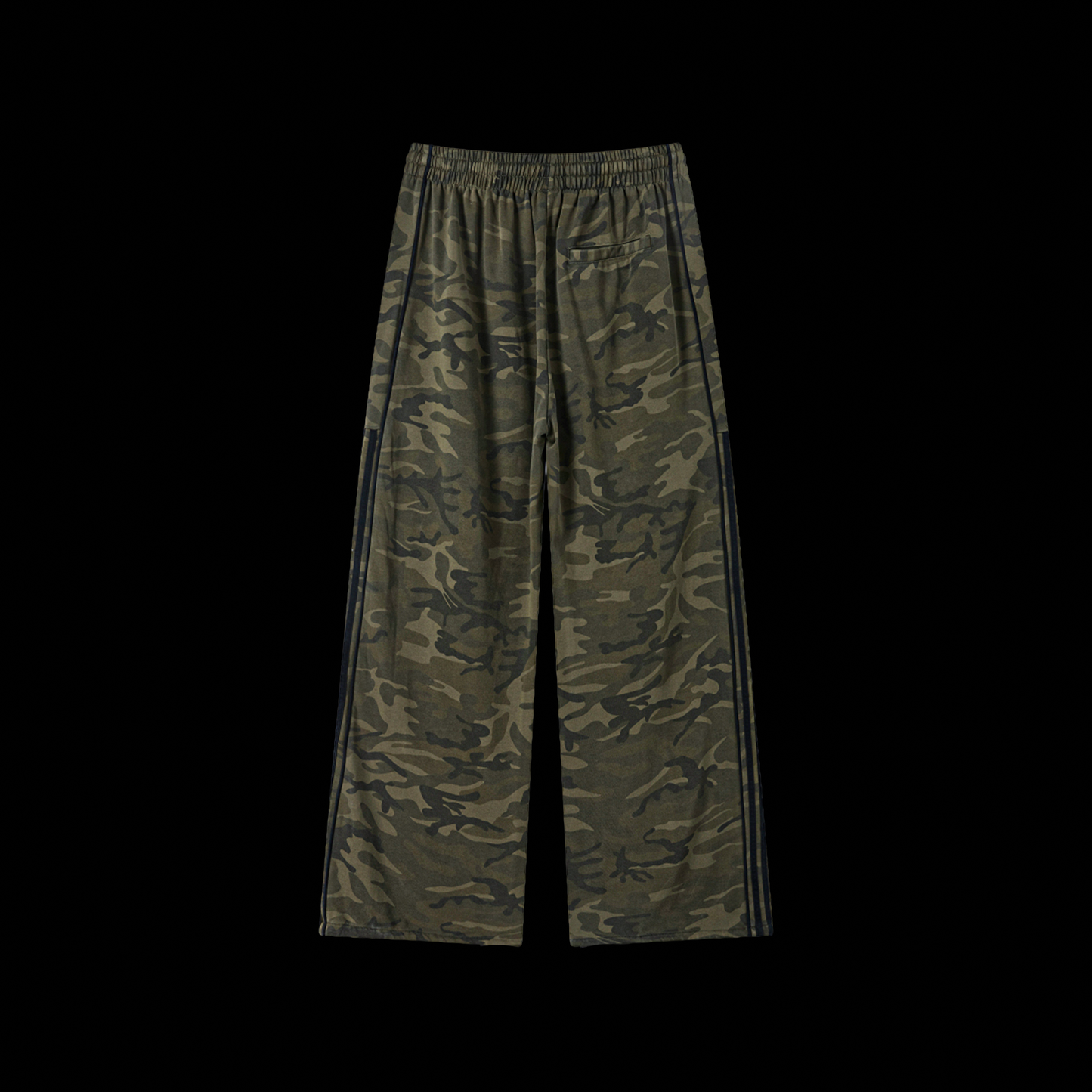 TRIBE ESSENTIALS | CAMO WIDE LEG SWEATS