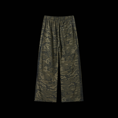TRIBE ESSENTIALS | CAMO WIDE LEG SWEATS