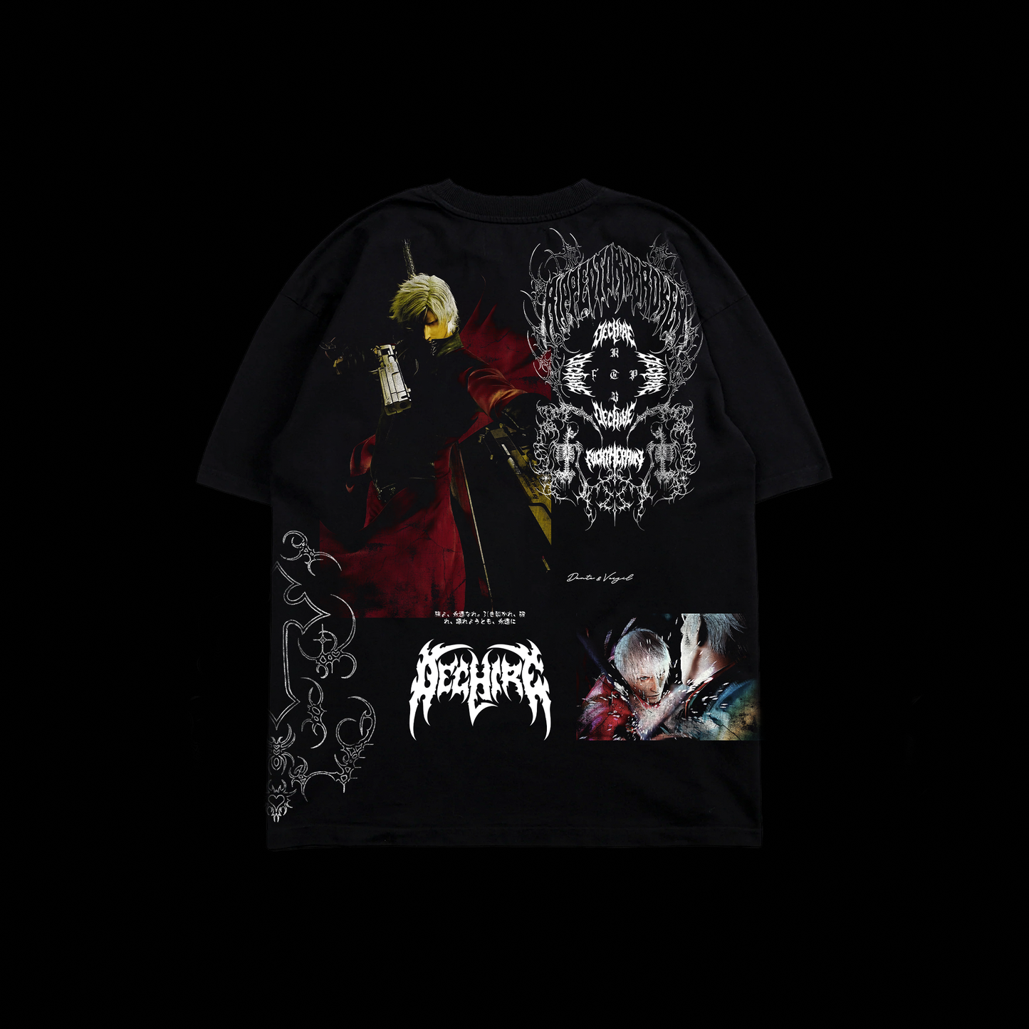 DMC | DANTE'S INFERNO '1 OF 500' OS TEE IN BLACK