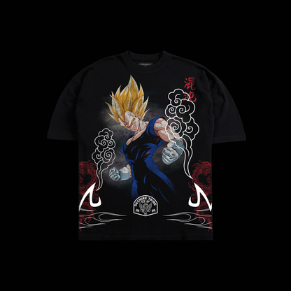 MAJIN VEGETA | VILLAIN ARC '1 OF 500' OS TEE IN BLACK