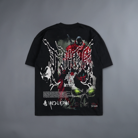 TEK SPAWN 'LIMITED' 8.5oz LA:MADE WGD TEE IN BLACK