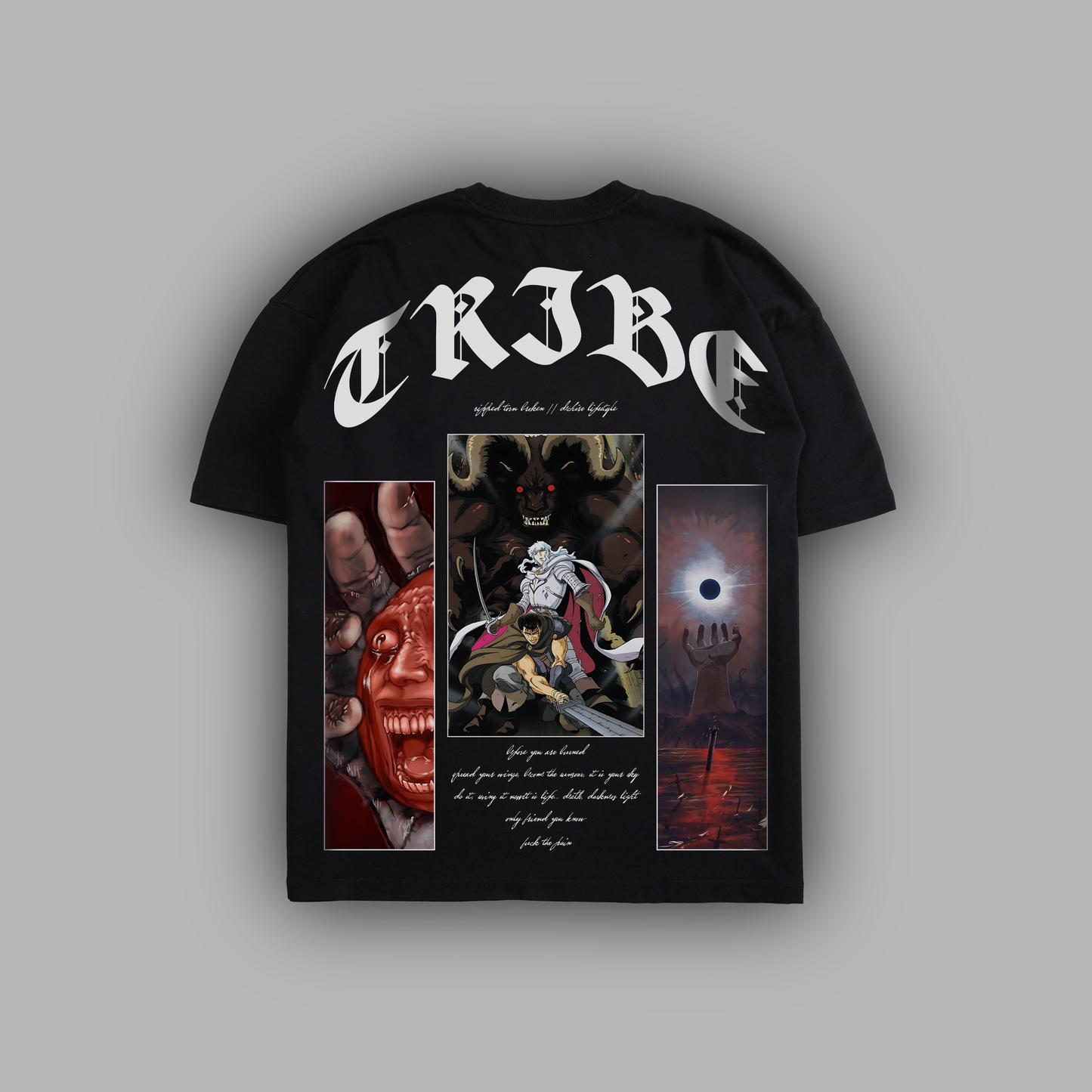 BETRAYAL 'LIMITED' 6oz OVERSIZED TEE IN BLACK