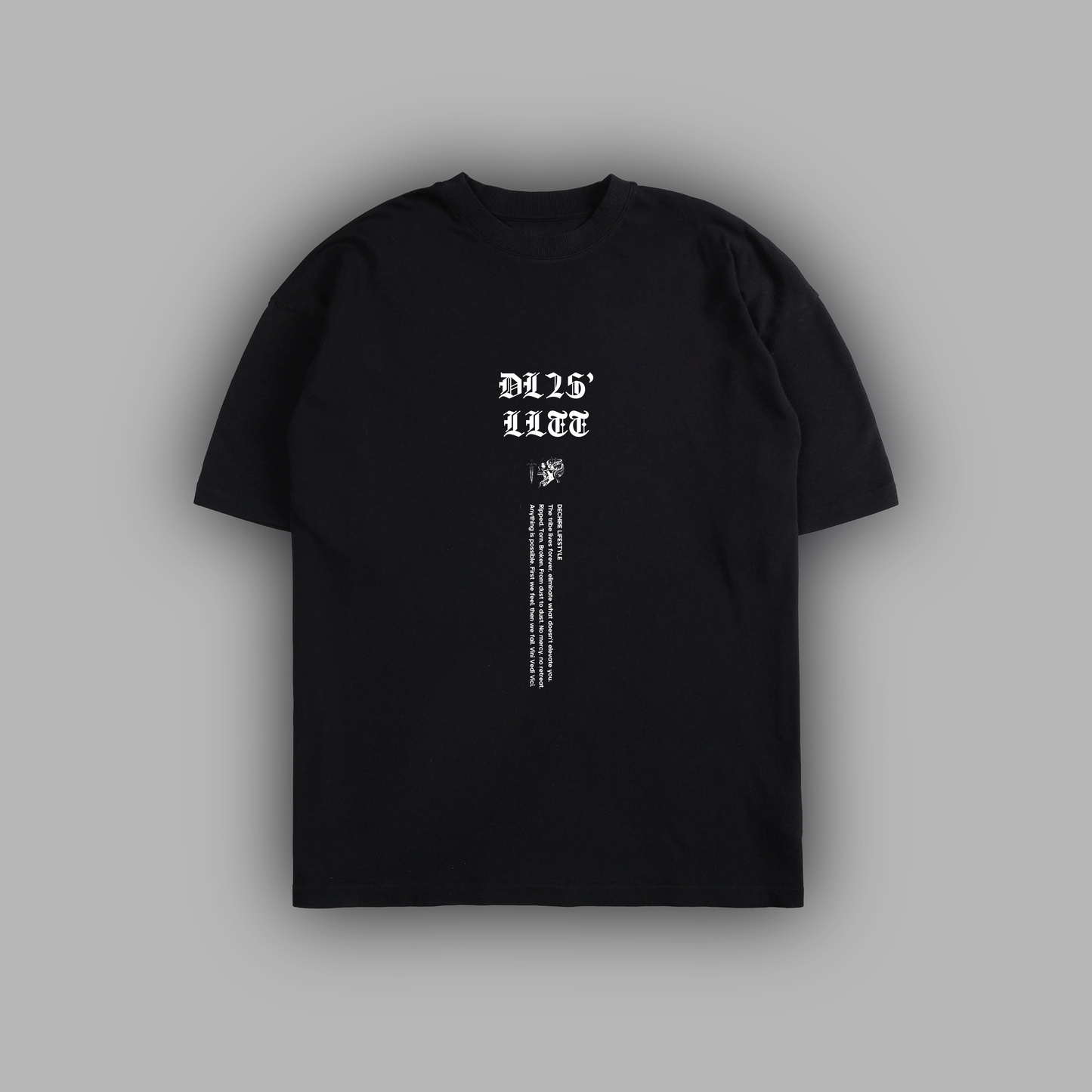 EP. VIII THE LAST JEDI 'LIMITED' 8oz OVERSIZED TEE IN BLACK