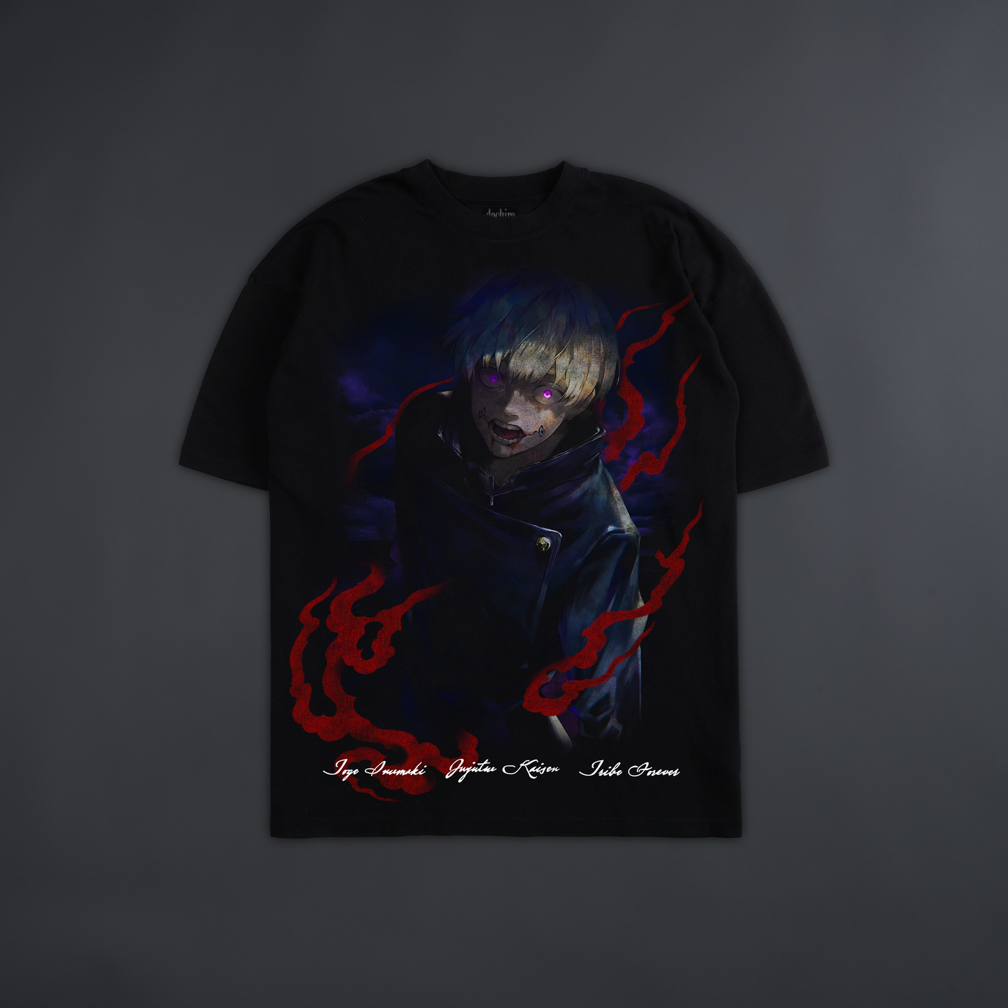 TOGE: CURSED SPEECH 'LIMITED' 6oz OVERSIZED TEE IN BLACK