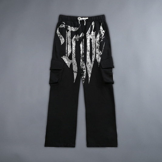 TRIBE FOREVER 'LIMITED' LA:MADE CARGO SWEATS IN BLACK